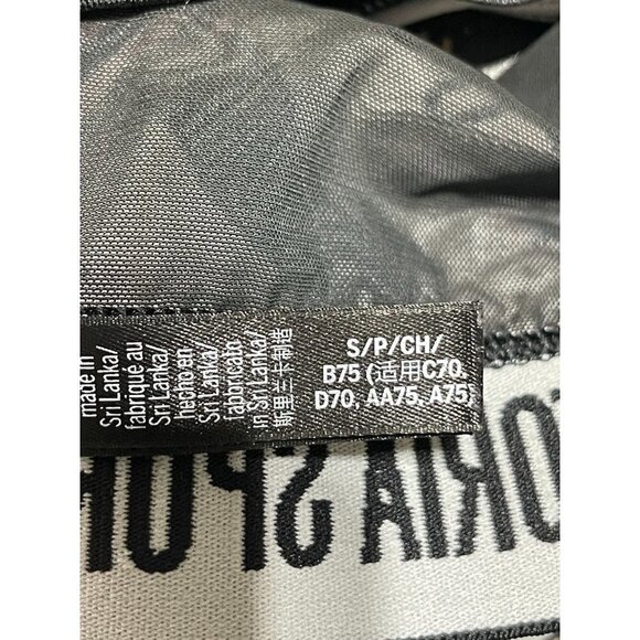 Victoria's Secret Victoria Sport Racerback Sport Bra Black Pink Size S Small - Picture 4 of 5